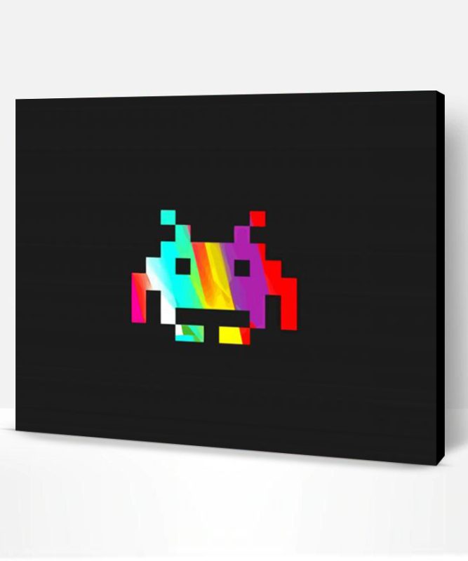 Space Invaders Paint By Numbers