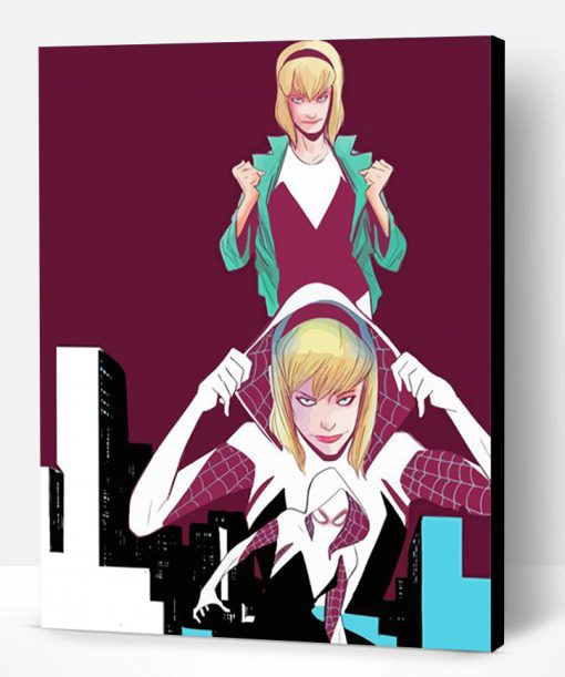 Spider Gwen Paint By Number