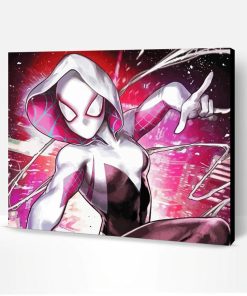 Spider Gwen Stacy Animation Paint By Number