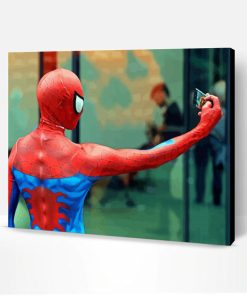 Spider Man Selfie Paint By Numbers