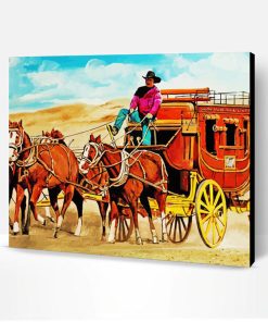 Stagecoach Paint By Number