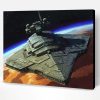 Star Destroyer Ship Art Paint By Number