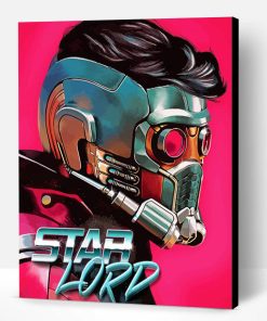 Star Lord Art Illustration Paint By Number