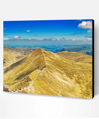 Striding Edge Landscape Paint By Number