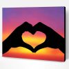 Sunset Heart Paint By Numbers