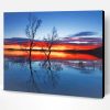 Sunset Tasmania Water Reflection Paint By Number