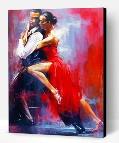 Tango Dancers Art Paint By Number