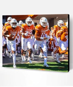 Texas Longhorns American Football Players Paint By Number