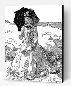 The Chaperone By Charles Dana Gibson Paint By Number