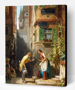 The Everlasting Bridegroom by Carl Spitzweg Paint By Numbers