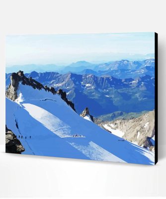 The Gran Paradiso National Park In Italy Paint By Number