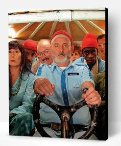The Life Aquatic Characters Paint By Numbers