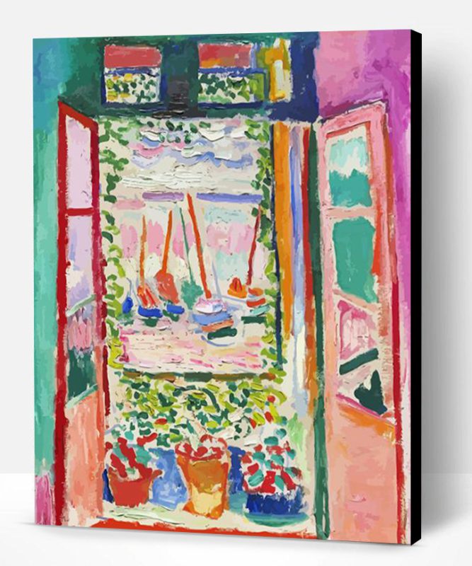 The Open Window by Henri Matisse Paint By Numbers