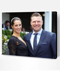 The Couple Sam Groth And His Wife Paint By Number