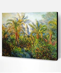 The Garden of Bordighera By Claude Monet Paint By Numbers