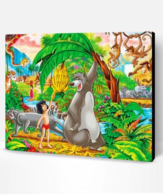 The Jungle Book Cartoon Paint By Number