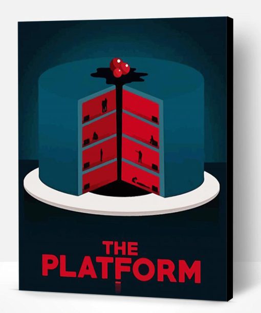 The Platform Movie Illustration Paint By Number