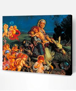 The Triumph Of The Innocents By William Holman Hunt Paint By Number