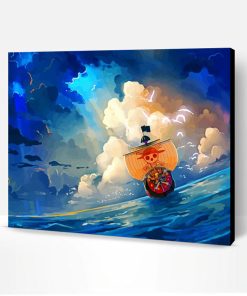 Thousand Sunny One Piece Ship Paint By Number
