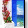 Traditional Greek Door On Mykonos Island Greece Paint By Number