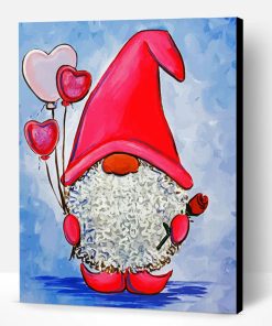 Valentine Gnome Paint By Number
