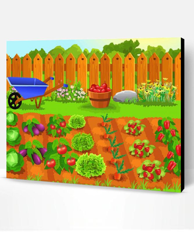 Vegetables Garden Paint By Numbers
