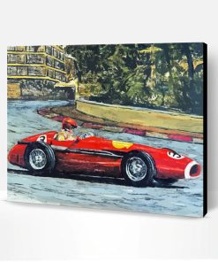 Vintage Formula 1 Cars Art Paint By Number