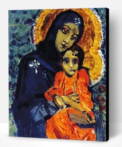 Virgin And Child Vrubel Art Paint By Number