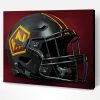 Washington Commanders Black Helmet Paint By Number