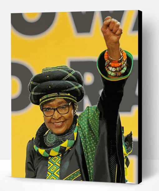 Winnie Mandela Politician Paint By Number