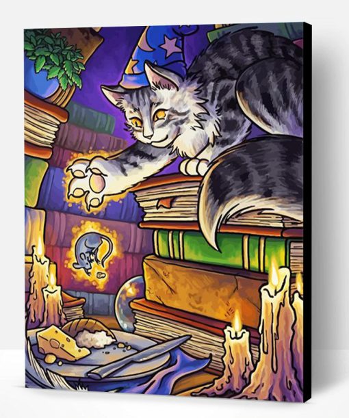 Wizard Cat Paint By Number