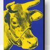 Yellow Cow Head Paint By Number