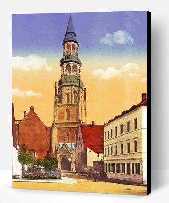 Zwickau Buildings Art Paint By Number