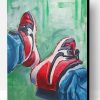Abstract Air Jordan Paint By Numbers