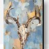 Abstract Deer Skull Paint By Numbers