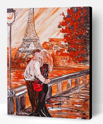 Abstract French Love Paint By Number