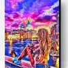 Abstract Girl In Venice Paint By Number