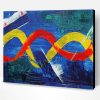 Abstract DNA Paint By Numbers
