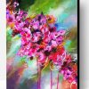 Abstract Floral Pink Surge Acrylic On Canvas Paint By Number