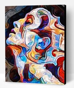 Abstract Lady Violin Art Paint By Number