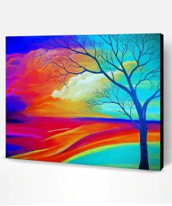 Abstract Tree Paint By Number