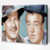 Aesthetic Abbott And Costello Illustration Paint By Numbers