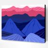 Aesthetic Abstract Hills Paint By Number