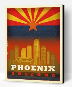 Aesthetic Arizona Poster Art Paint By Number