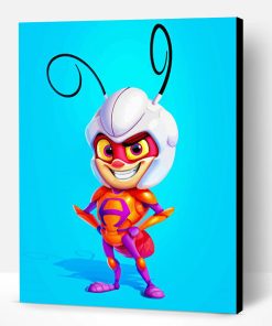 Aesthetic Atom Ant Cartoon Paint By Number