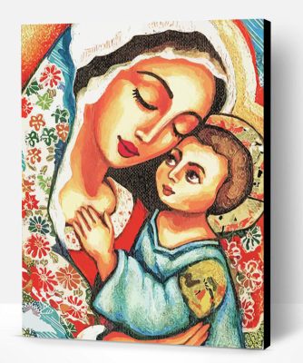 Aesthetic Blessed Mother Paint By Numbers