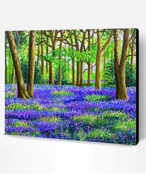 Aesthetic Bluebell Wood Paint By Numbers