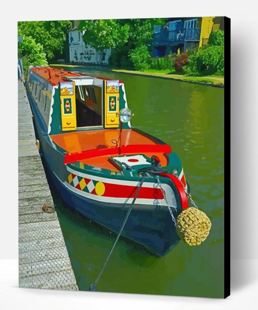 Aesthetic Canal Boat Paint By Number