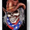 Aesthetic Cowboy Skull Art Paint By Numbers