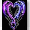 Aesthetic Entwined Dragons Paint By Number
